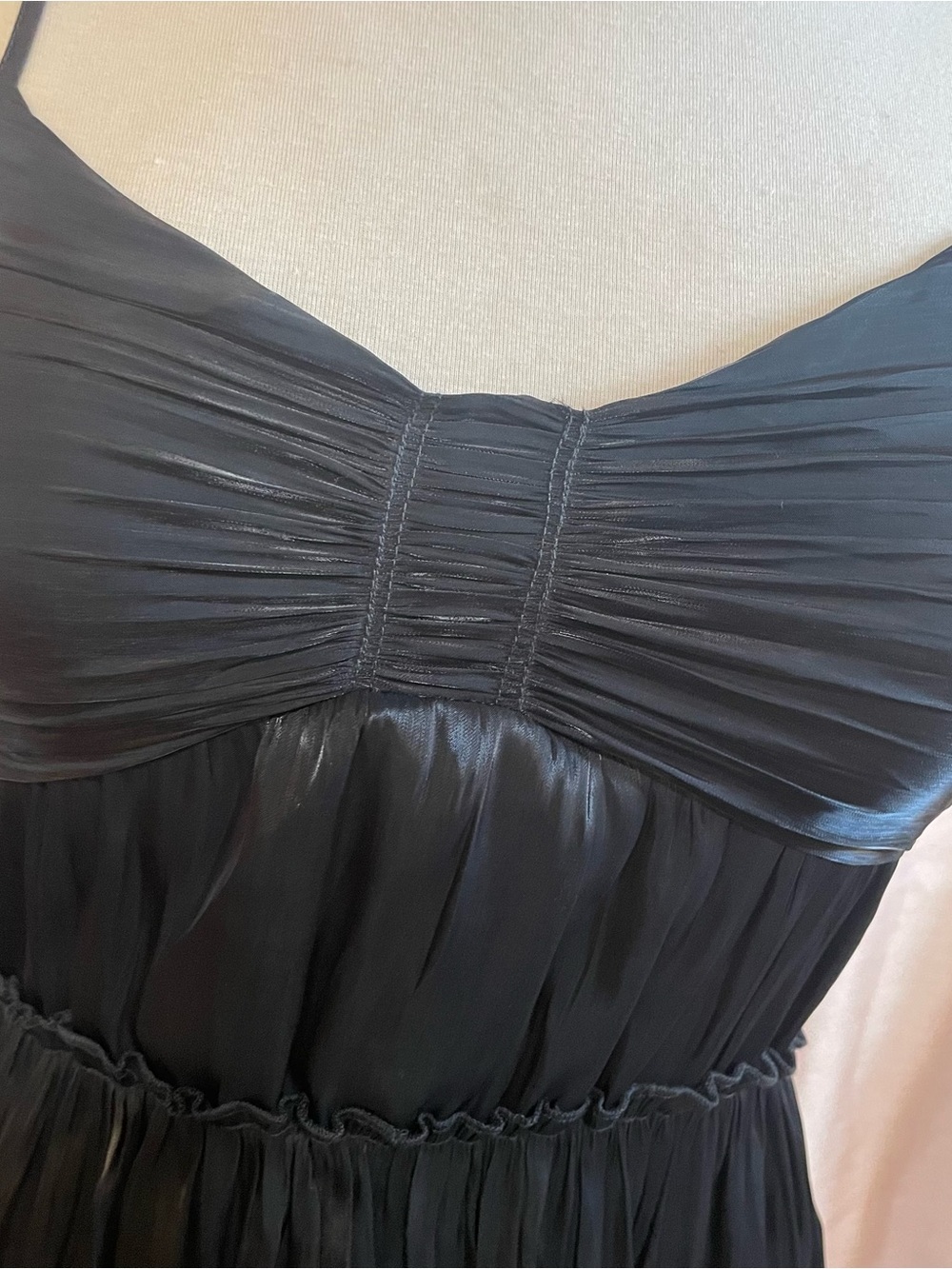 Steve Madden Black Spaghetti Strap Maxi Dress - Picture 4 of 12